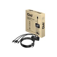 CLUB3D Adapter USB-C/HDMI/Mini-DP > HDMI aktiv...