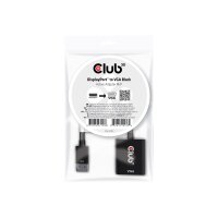 CLUB3D Adapter DisplayPort > VGA aktiv St/Bu schwarz...