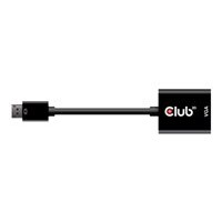 CLUB3D Adapter DisplayPort > VGA aktiv St/Bu schwarz Polybeutel