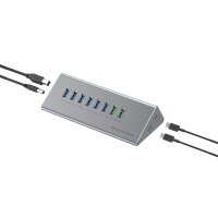 CONCEPTRONIC Dock USB-C->1xUSB-C,6xUSB-A,100WPD o.N.0.37m