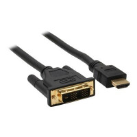 INLINE HDMI-DVI Kabel, vergoldete Kontakte, 19pol St auf...