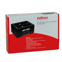 ROLINE 2.5 + 3.5 SATA HDD Docking Station, USB 3.0, HD-Duplizier-Funktion