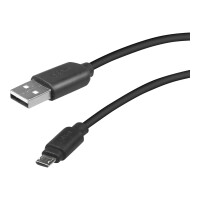 SBS USB Datenkabel mit Micro USB-Anschluss (1 m), schwarz