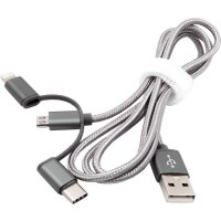 EXSYS USB 3-in1 Ladekabel Lightning