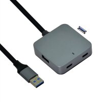 VALUE USB3.2 Gen1 Hub 2xA+ 2xC mit...