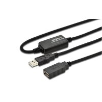 Active USB 2.0 cable, A-A M-F