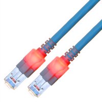 SACON S/FTP Kabel Kat.6 0,5m himmelblau