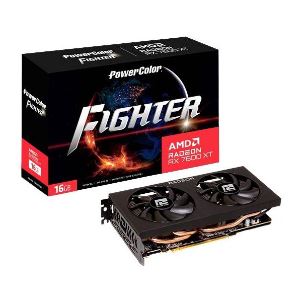 POWERCOLOR Radeon RX 7600 XT Fighter 16GB
