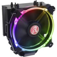 RAIJINTEK Leto CPU-Kühler, schwarz, RGB-LED - 120mm