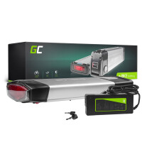 GREEN CELL E-Bike Battery Rear Rack with Charger - 36V -...