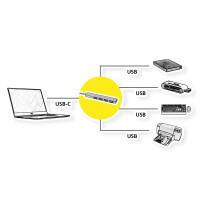 ROLINE USB3.2 Gen1 Ultraslim Hub
