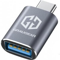 GRAUGEAR USB 3.2 Gen2 Adapter Type-A zu Type-C Stecker 2 Stk