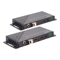 LINDY Extender HDMI 2.0 18G Fibre Optic & IR 300m