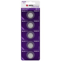 AGFA Photo Batterie Knopfzelle CR1620 3V Extreme Lithium...