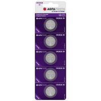 AGFA Photo Batterie Knopfzelle CR2016 3V Extreme Lithium...