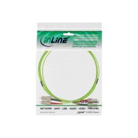 INLINE LWL Duplex Kabel, SC/SC, 50/125µm, OM5, 2m