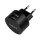 LOGILINK USB Wall Charger 2port,Fast Charging 10.5W, schwarz