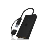 RAIDSONIC Splitter IcyBox mobiler USB 3.2  zu Dual HDMI...
