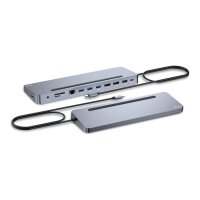 I-TEC USB-C Metal Ergonomic 4K 3x Display Docking Station...