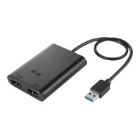 I-TEC U3DUAL4KHDMI USB-C zu Dual HDMI Port Videoadapter...